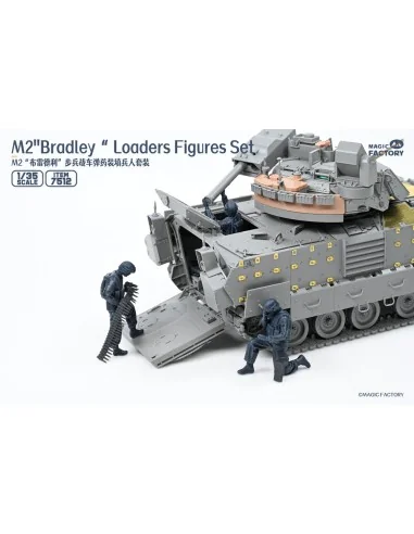 M2 Bradley Loaders Figures Set (incl. 3 figures, 1 set radio and pa...