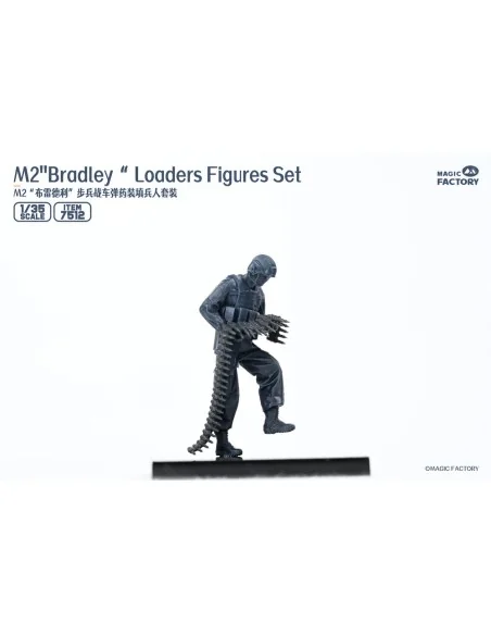 M2 Bradley Loaders Figures Set (incl. 3 figures, 1 set radio and pa...