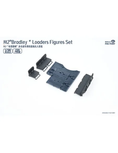 M2 Bradley Loaders Figures Set (incl. 3 figures, 1 set radio and pa...