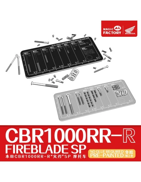 [NO_DESC] Honda CBR1000RR-R Fireblade SP - Pre-Painted, 1/9 - Magic...