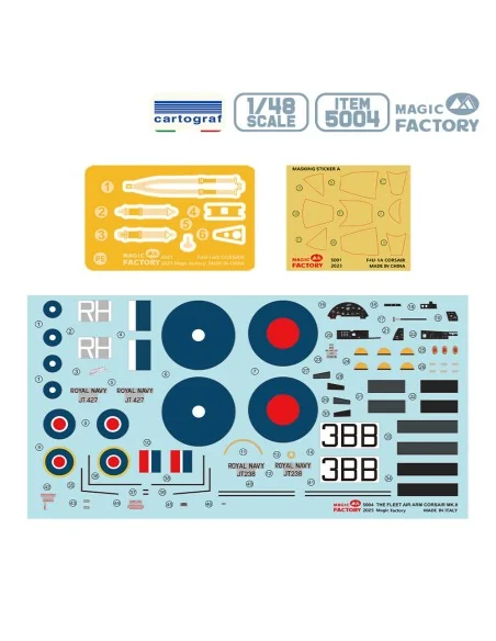 The British Royal Navy Fleet Air Arm Corsair MK. II, 1/48 - Magic F...