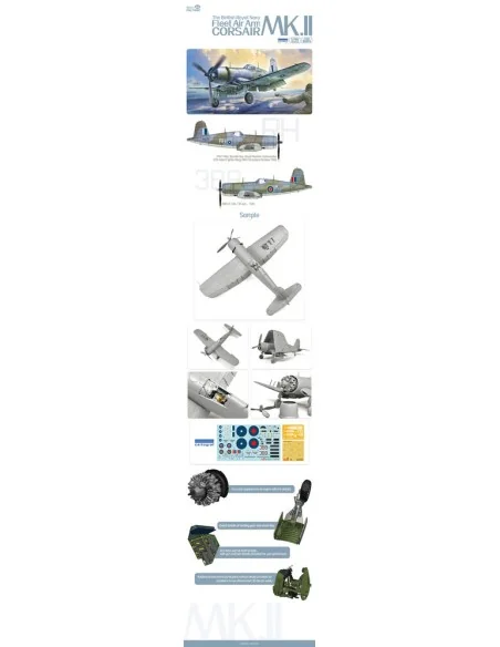 The British Royal Navy Fleet Air Arm Corsair MK. II, 1/48 - Magic F...