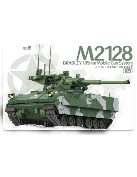 M2128 Bradley 105mm Mobile Gun System, 1/35 - Magic Factory 2013