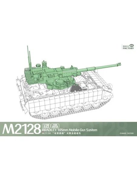 [NO_DESC] M2128 Bradley 105mm Mobile Gun System, 1/35 - Magic Facto...