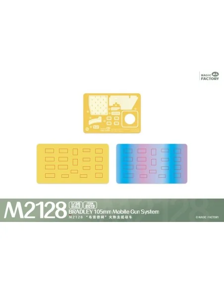M2128 Bradley 105mm Mobile Gun System, 1/35 - Magic Factory 2013