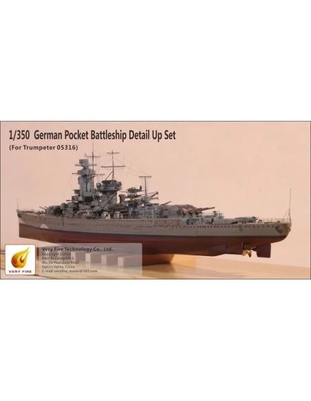 [NO_DESC] Admiral Graf Spee Detail Up Set(f.Trumpet (f.Trumpeter 05...