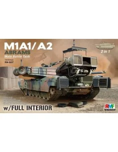 M1A1/ A2 Abrams w/Full Interior 2 in 1, 1/35 - Rye Field Model 5007