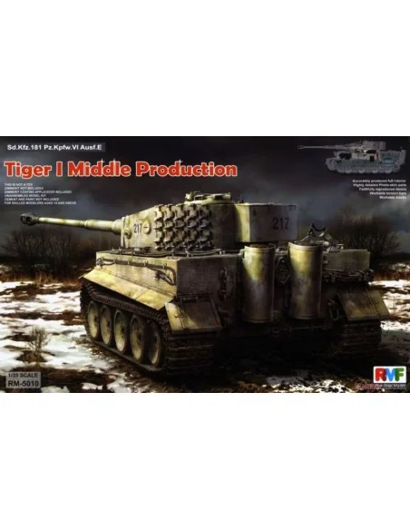 Tiger I Middle Production Full Interior, 1/35 - Rye Field Model 5010