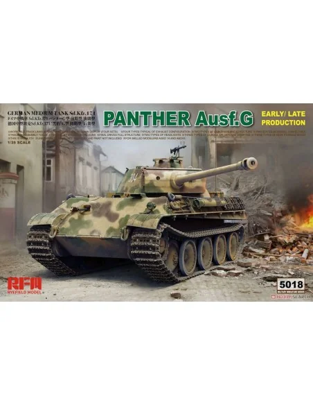 Panther Ausf.G Early/Late productions, 1/35 - Rye Field Model 5018
