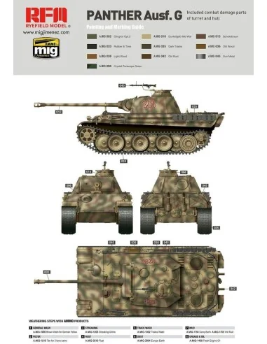 Panther Ausf.G with full interior & cut away parts, 1/35 - Rye Fiel...