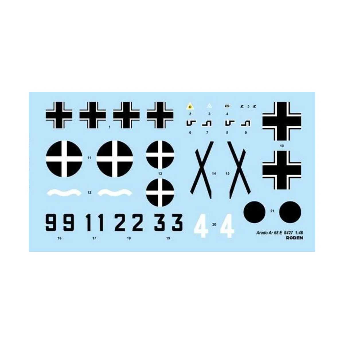 Arado Ar 68E, 1/48 - Roden 427