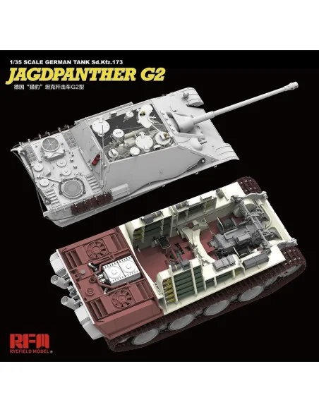 Jagdpanther G2 with full interior&workab track links, 1/35 - Rye Fi...