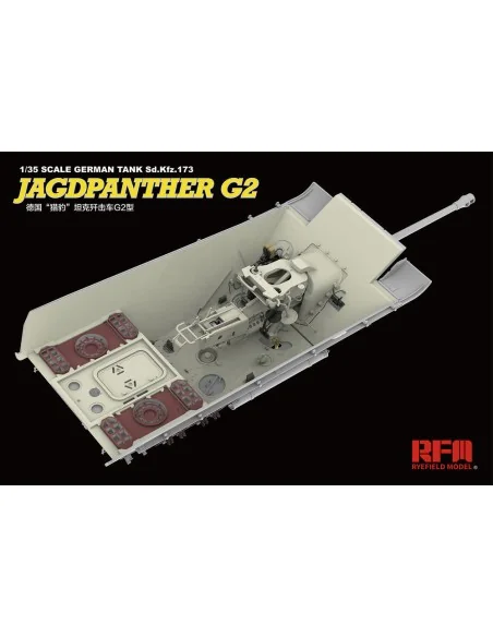 Jagdpanther G2 with full interior&workab track links, 1/35 - Rye Fi...