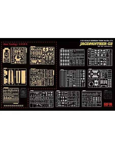 Jagdpanther G2 with full interior&workab track links, 1/35 - Rye Fi...