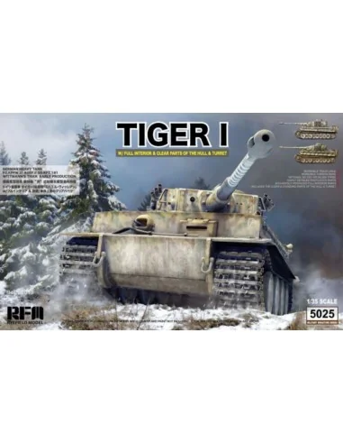 TIGER EARLY PRODUCTION W/FULL INTERIOR, 1/35 - Rye Field Model 5025