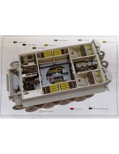 TIGER EARLY PRODUCTION W/FULL INTERIOR, 1/35 - Rye Field Model 5025