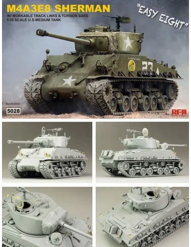 [NO_DESC] SHERMAN M4A3E8 W/Workable Track links, 1/35 - Rye Field M...