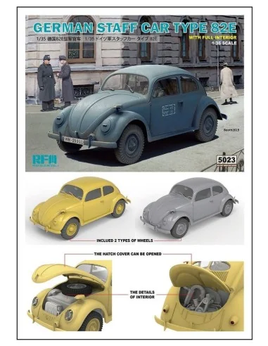 [NO_DESC] German Staff Car Type 82E, 1/35 - Rye Field Model 5023