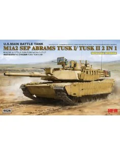 M1A2 TUSK I/ TUSK II WITH FULL INTERIOR, 1/35 - Rye Field Model 5026