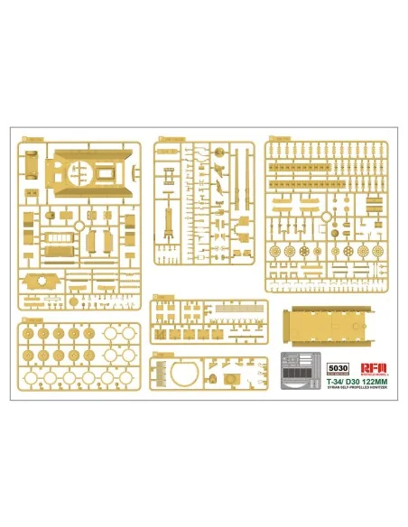 [NO_DESC] T-34/D-30 122MM SYRIAN SELF-PROPELLED HOWITZER, 1/35 - Ry...