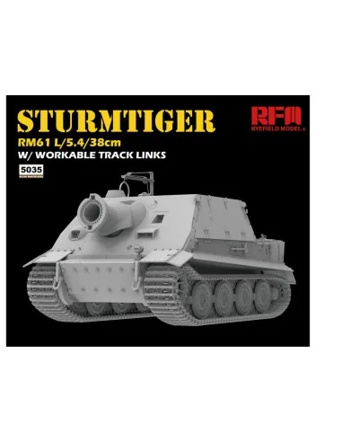 Sturmtiger w/workable track links, 1/35 - Rye Field Model 5035