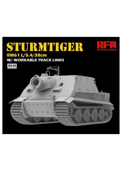 Sturmtiger w/workable track links, 1/35 - Rye Field Model 5035