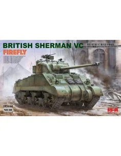 British Sherman vc firefly w/workable track links, 1/35 - Rye Field...