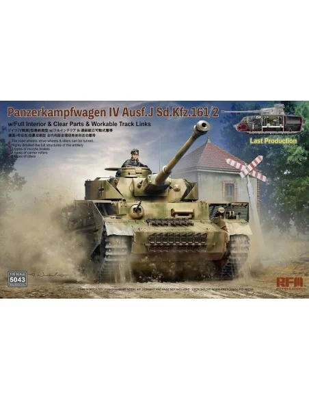 Pz.Kpfw. IV Ausf. J Last Production w/full interior, 1/35 - Rye Fie...