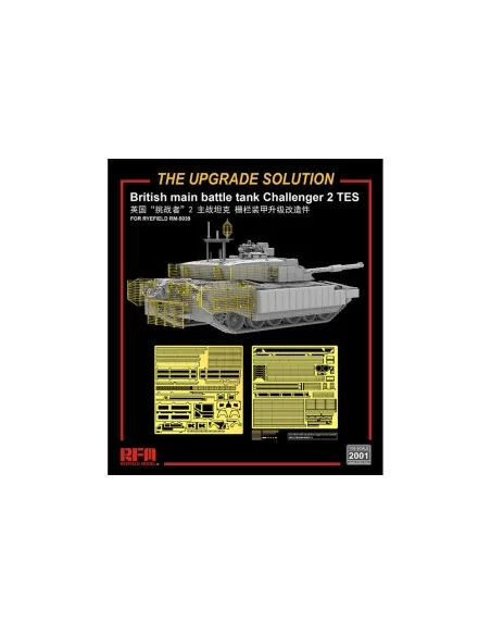 Upgrade set for Challenger 2 TES, 1/35 - Rye Field Model 2001