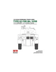 [NO_DESC] Workable track links for British Sherman VC Firefly, M3, ...