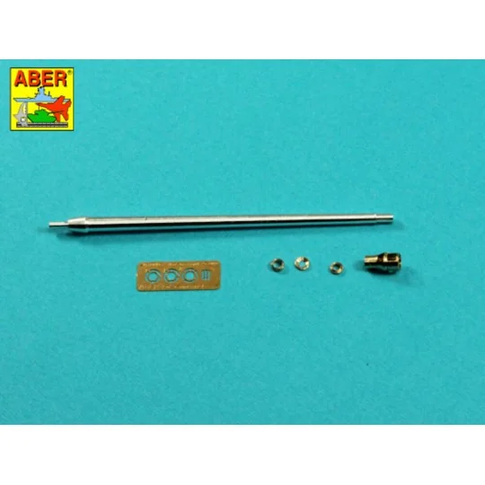 Barrel 7,5cm KwK 42L/70 for German tank Panther - Aber Models 48 L-43