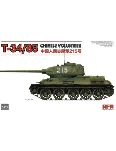 [NO_DESC] T-34/85 No.183 Factory Chinese Volunteer, 1/35 - Rye Fiel...