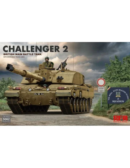 [NO_DESC] British main battle tank Challenger 2 w/workable track li...