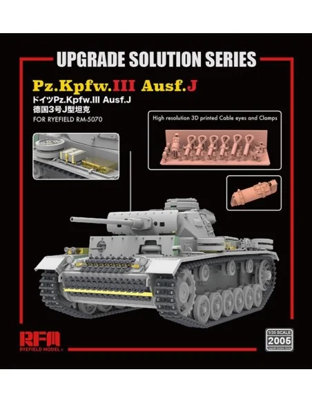 Upgrade set for 5070 Panzer III Ausf.J, 1/35 - Rye Field Model 2005