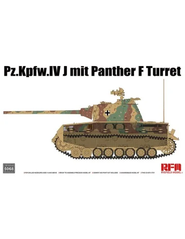 Pz.Kpfw.IV J mit Panther F Turret, 1/35 - Rye Field Model 5068