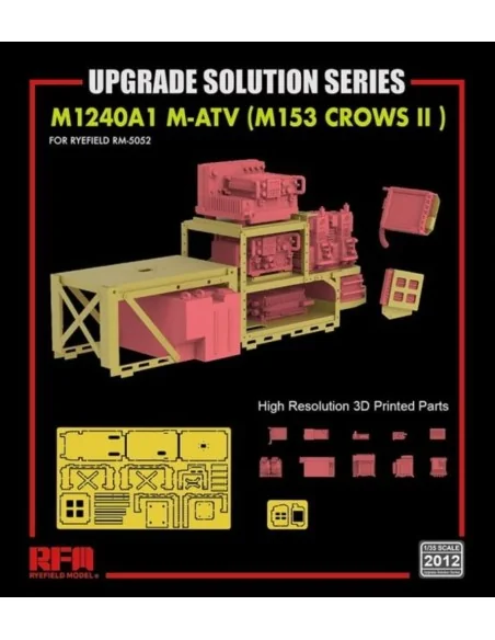 Upgrade set for 5052 M1240A1 M-ATV (M153 CROWS II ), 1/35 - Rye Fie...