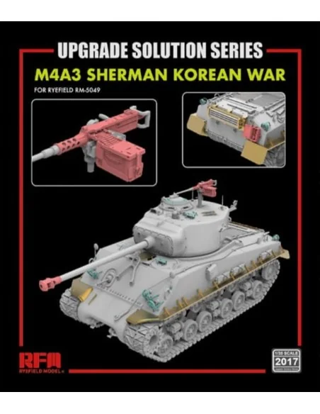 Upgrade set for 5049 M4A3 76w hvss Sherman, 1/35 - Rye Field Model ...