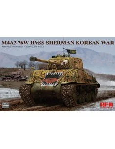 M4A3 76w hvss Sherman Korean war, 1/35 - Rye Field Model 5049