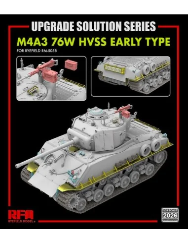 Upgrade set for 5058 M4A3 76W HVSS, 1/35 - Rye Field Model 2026