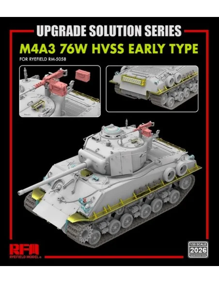 Upgrade set for 5058 M4A3 76W HVSS, 1/35 - Rye Field Model 2026