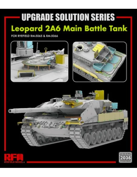 Upgrade set for 5065 & 5066 Leopard 2A6, 1/35 - Rye Field Model 2035