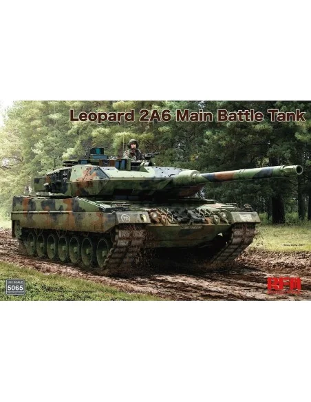 Leopard 2A6 Main Battle Tank with workabletrack links (without inte...