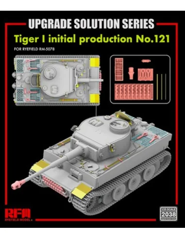 Upgrade set for 5078 Tiger I initial production No.121, 1/35 - Rye ...