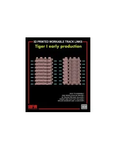 [NO_DESC] 3D printed Workable track links for Tiger I early, 1/35 -...