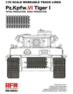 Workable track links for Tiger I early (New mould, upgraded version...