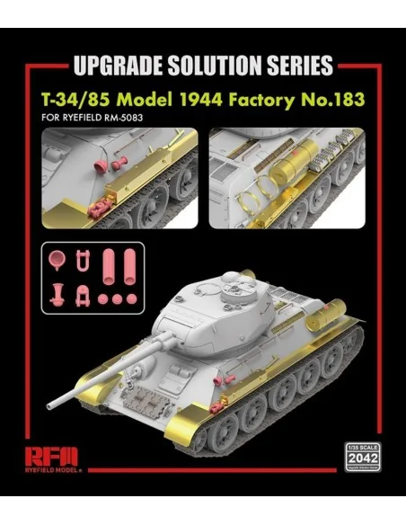 Upgrade set for 5083 T-34/85 Model 1944, 1/35 - Rye Field Model 2042