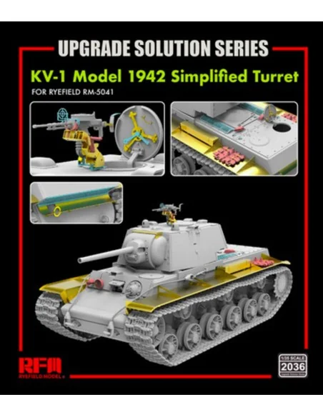 Upgrade set for 5041 KV-1, 1/35 - Rye Field Model 2036