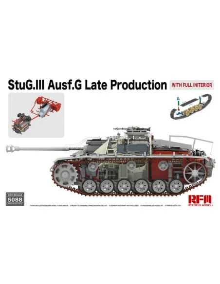 StuG.III Ausf.G Late Production with full interior, 1/35 - Rye Fiel...