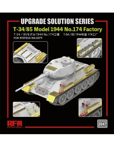 Upgrade set for 5079 T-34/85 No.174, 1/35 - Rye Field Model 2047