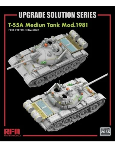 T-55A Medium Tank Mod. 1981 for RFM5098 - Upgrade Solution, 1/35 - ...